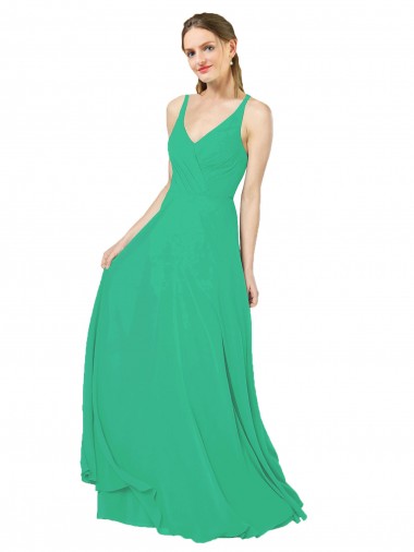 Shop Classic Chiffon Bridesmaid Dress with Lace-Up Back Perth