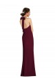 Tie Halter Open Back Trumpet Bridesmaid Dress / Prom Dress